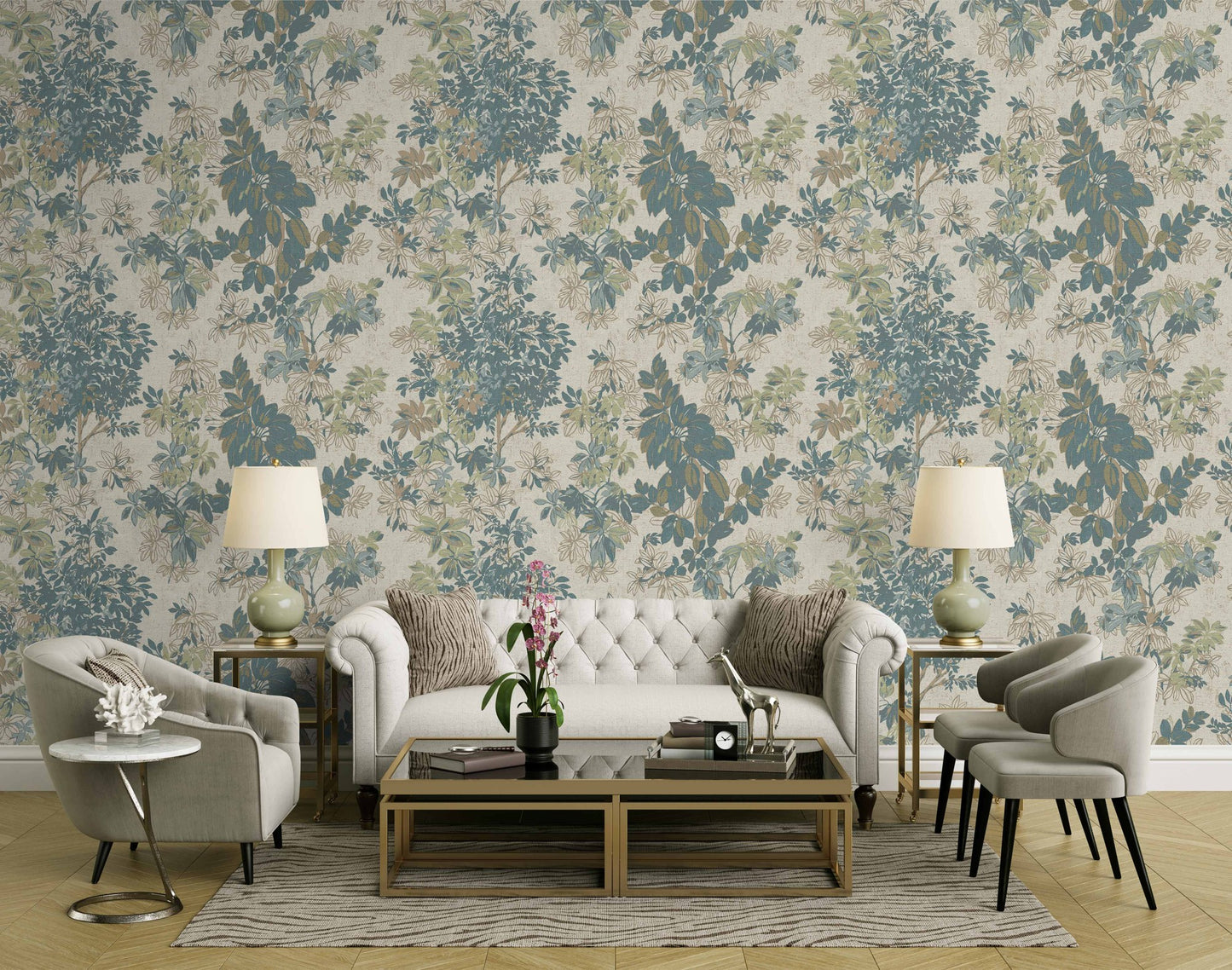 Tropical Maison 9907-3 room wallpaper by La Belle Maison
