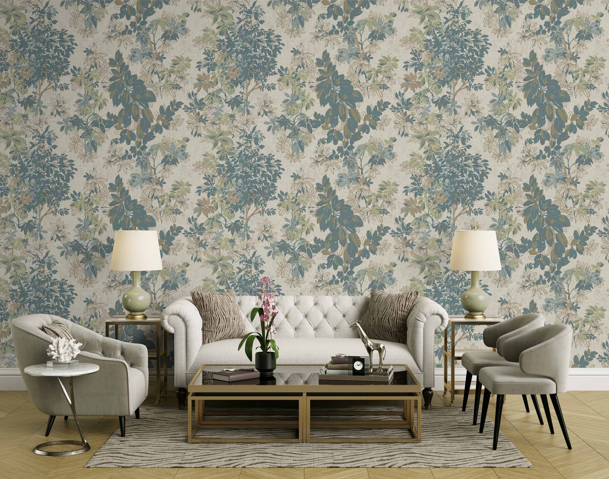 Tropical Maison 9907-3 room wallpaper by La Belle Maison