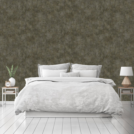 Tropical Maison Silver Palm Botanical Wallpaper by La Belle Maison