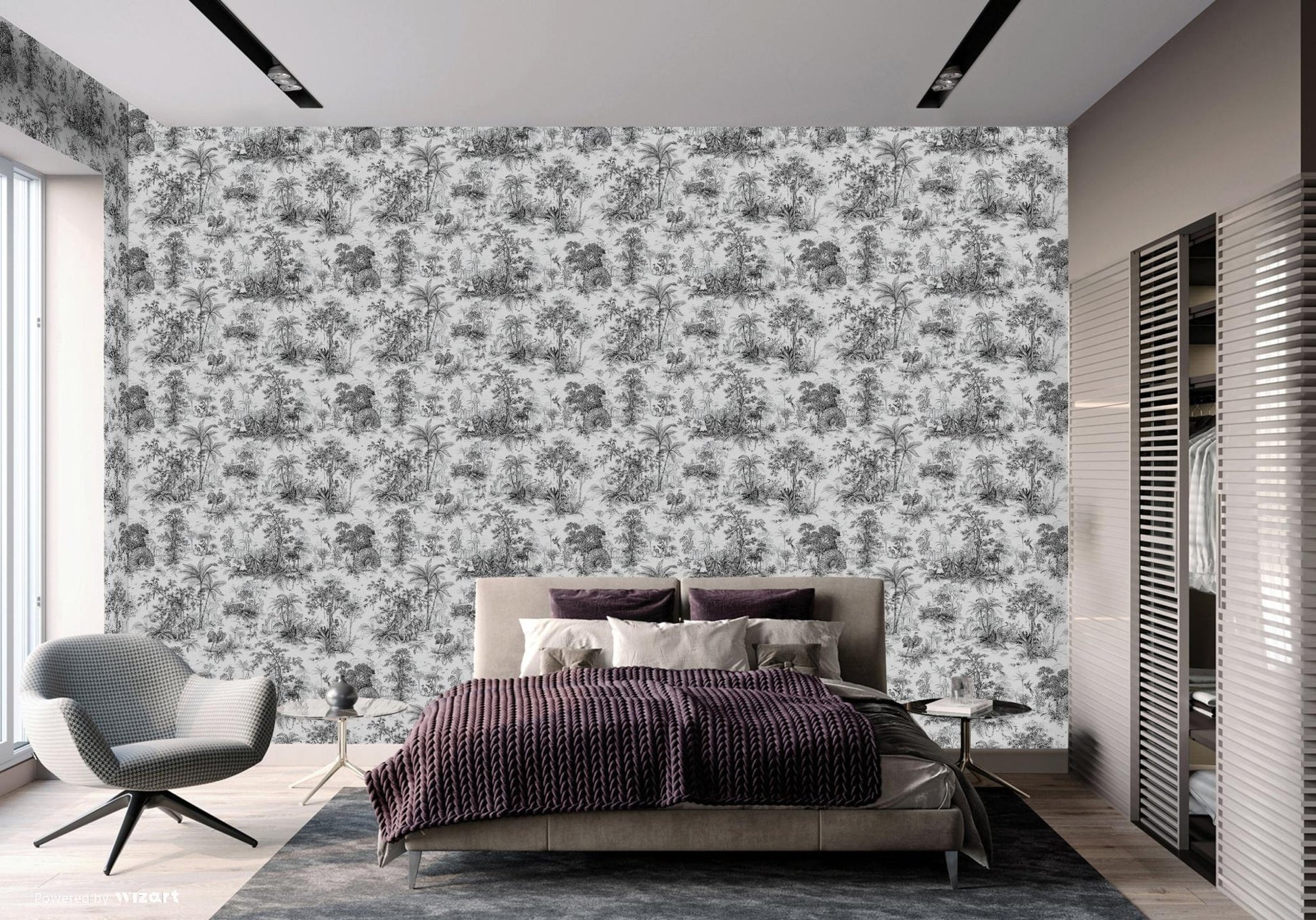 Tropical Maison 9909-1 room wallpaper by La Belle Maison