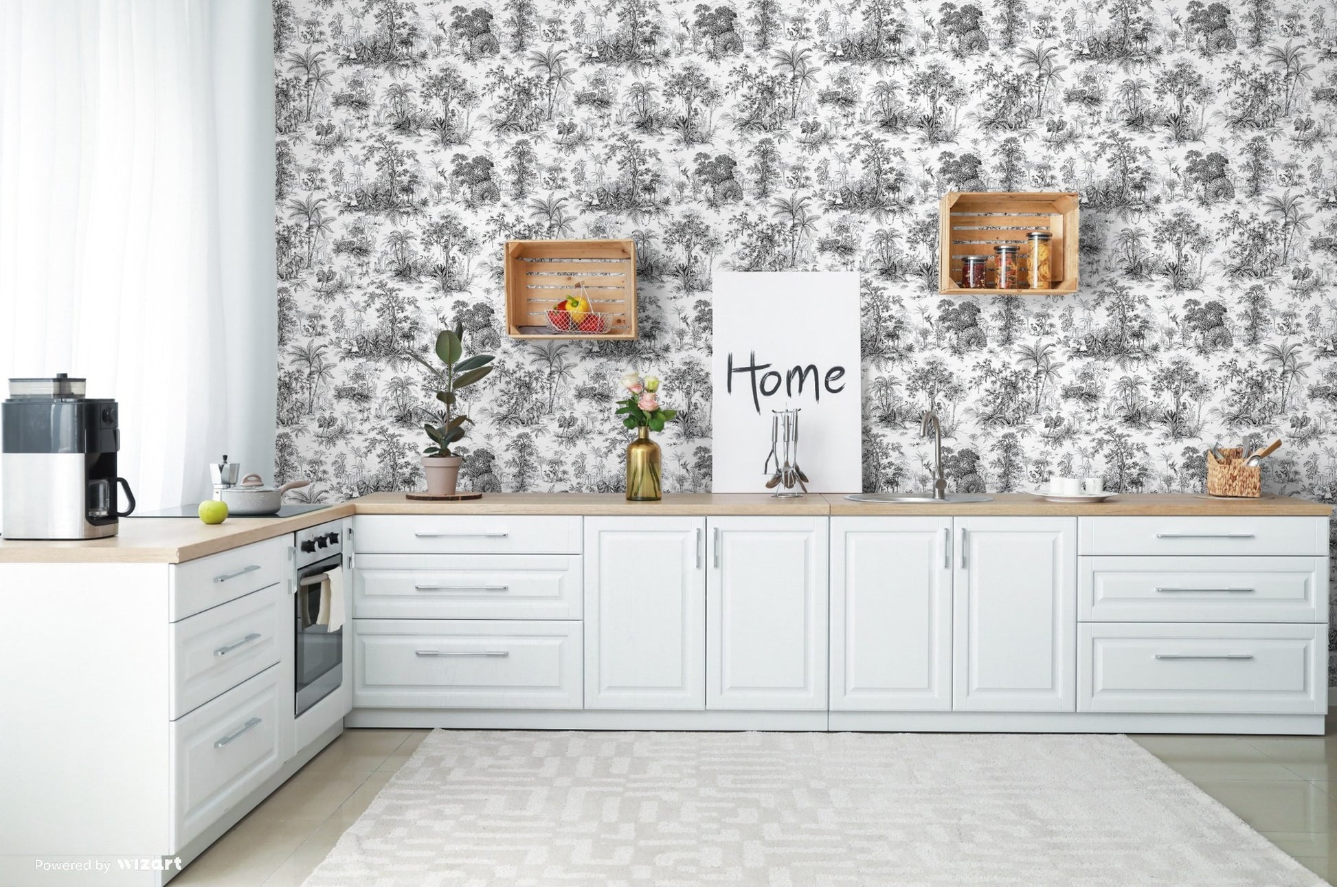 Tropical Maison 9909-1 room wallpaper by La Belle Maison