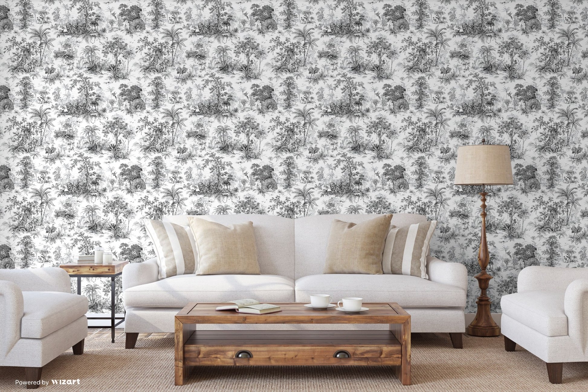 Tropical Maison 9909-1 room wallpaper by La Belle Maison