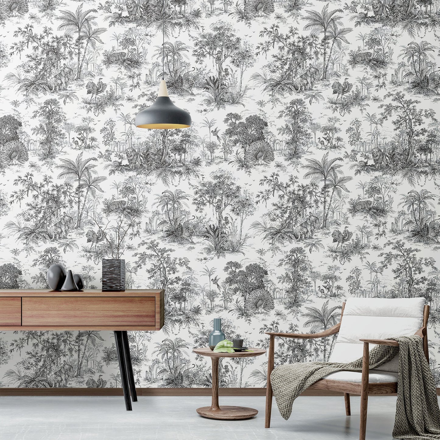 Tropical Maison 9909-1 room wallpaper by La Belle Maison
