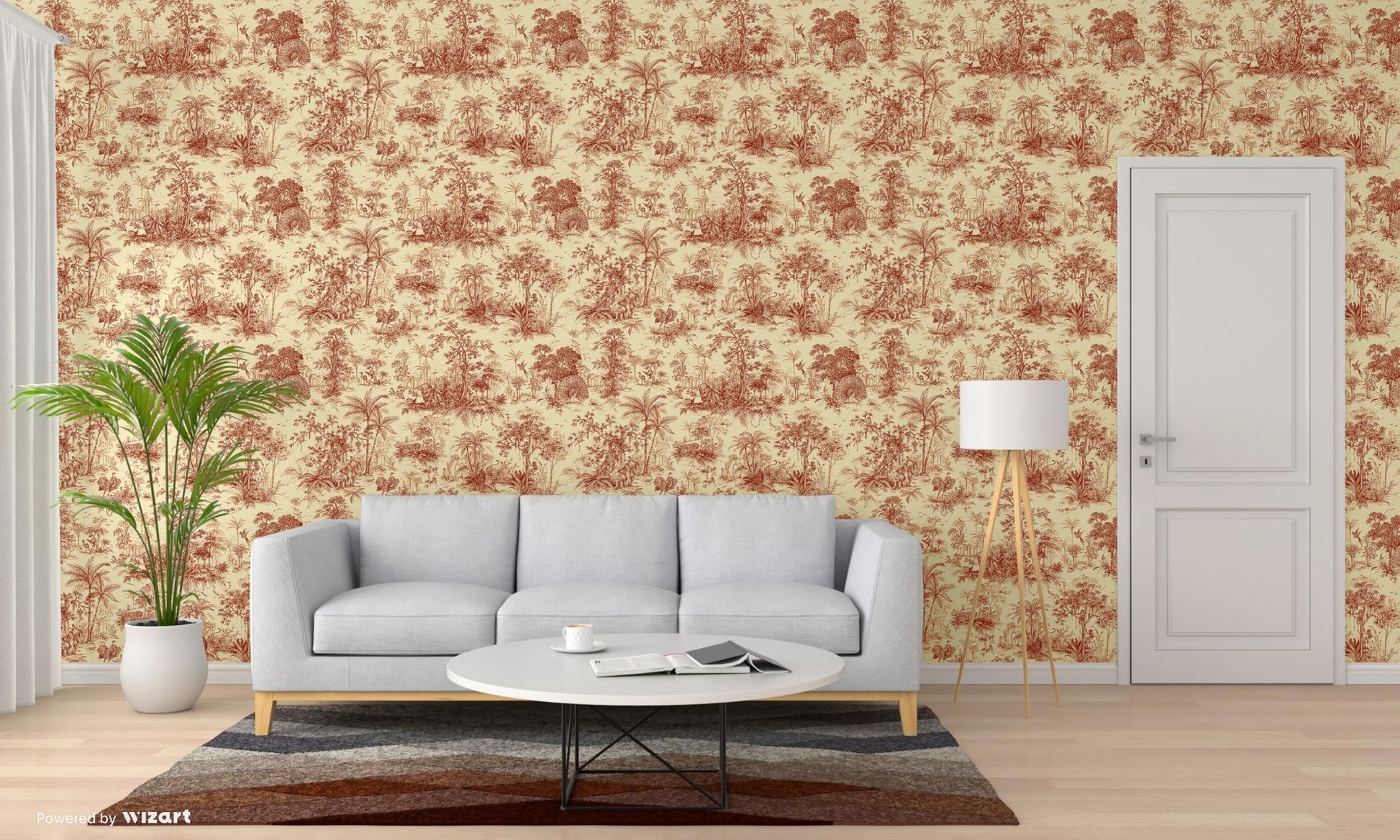 Tropical Maison 9909-4 room wallpaper by La Belle Maison
