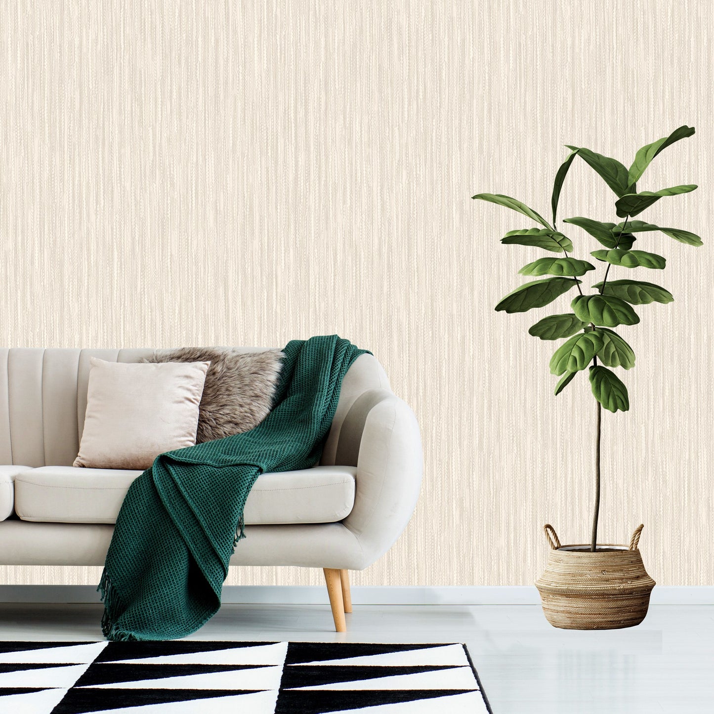 Tropical Maison Ash Fresh Tropical Wallpaper by La Belle Maison