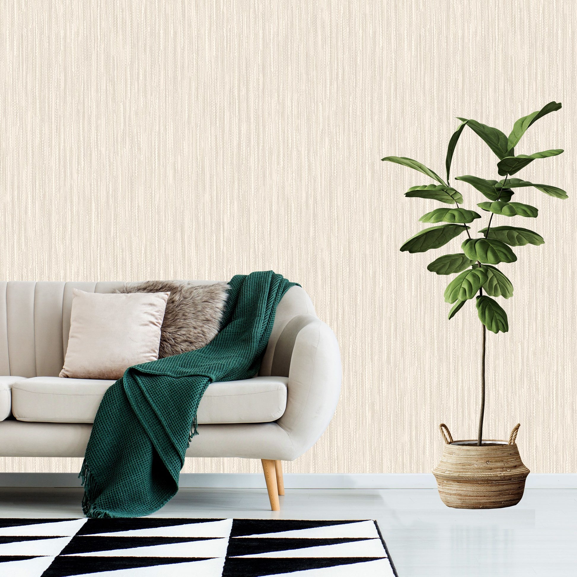 Tropical Maison Ash Fresh Tropical Wallpaper by La Belle Maison