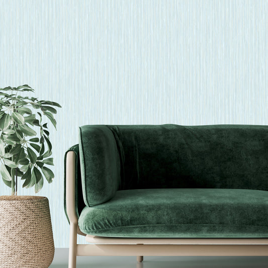 Tropical Maison Sky Blue Garden Mural Wallpaper by La Belle Maison