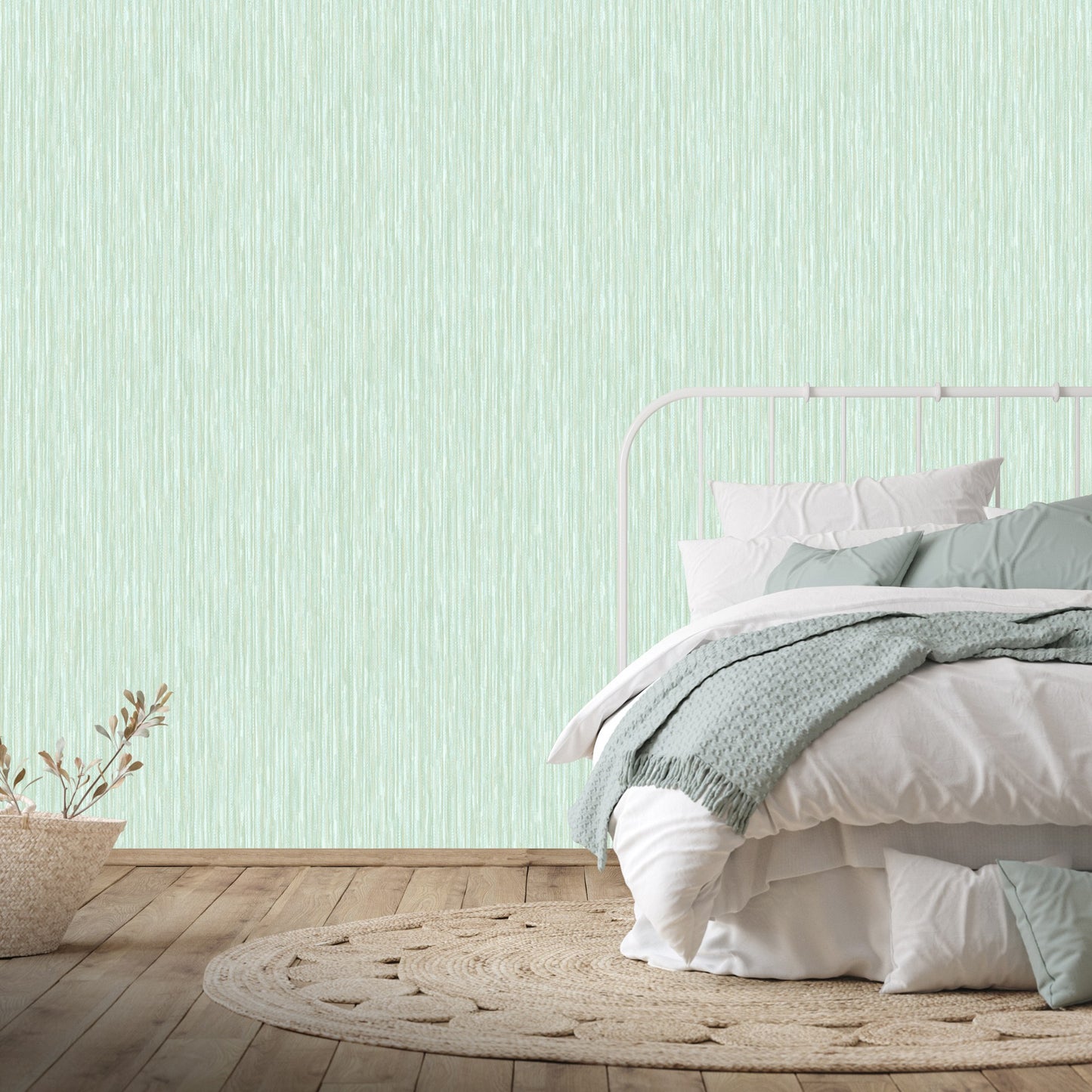 Tropical Maison Smoke Garden Mural Wallpaper by La Belle Maison