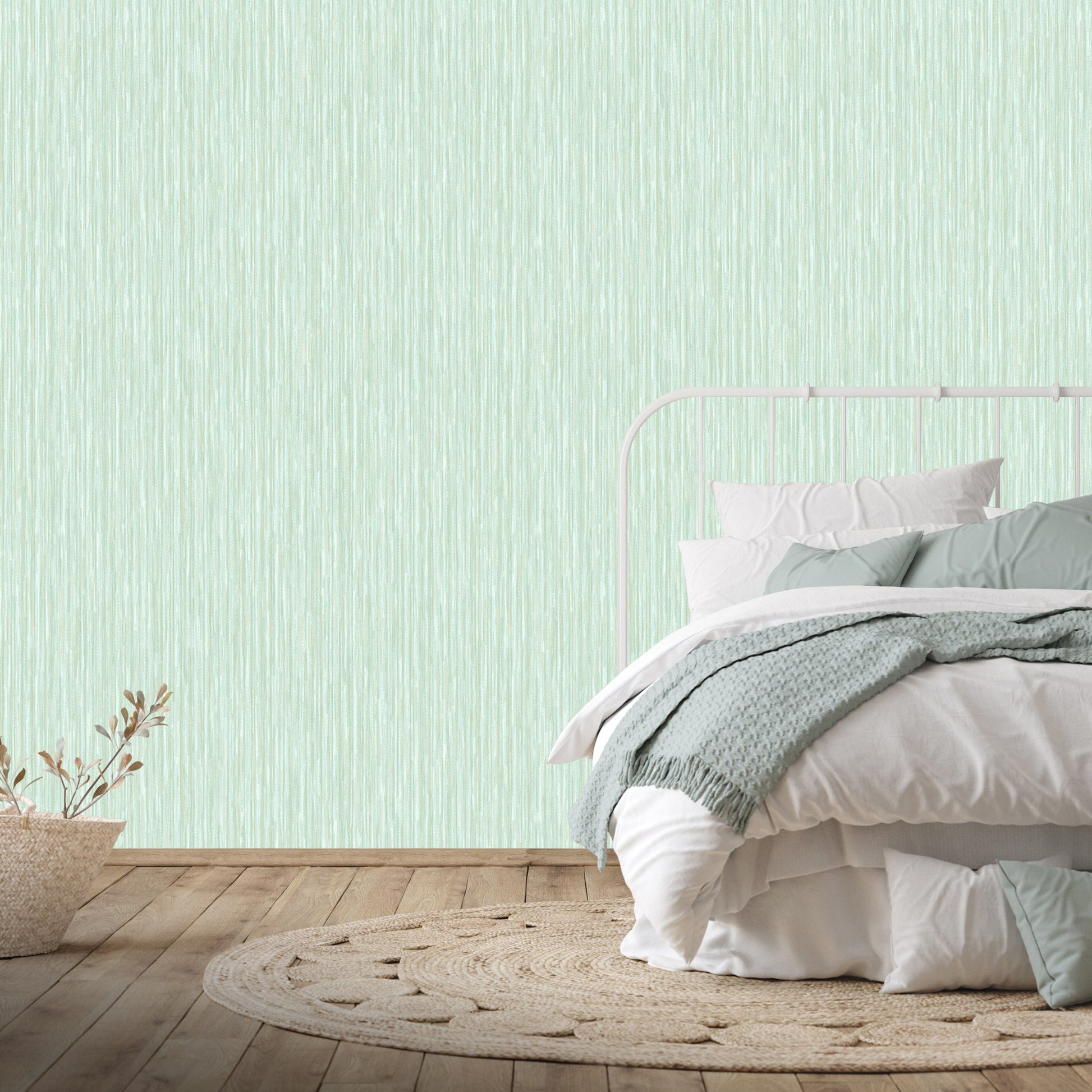 Tropical Maison Smoke Garden Mural Wallpaper by La Belle Maison