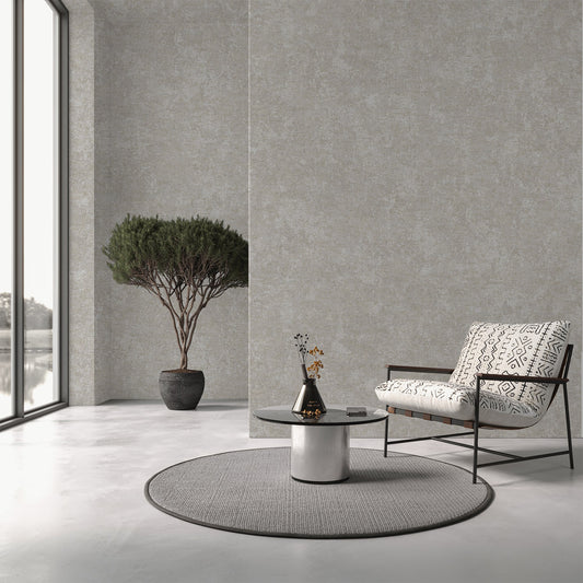 Tropical Maison Silver Tropical Leaf Wallpaper by La Belle Maison