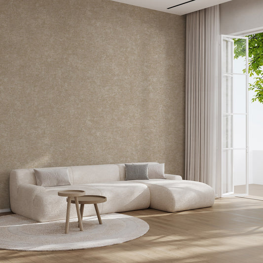 Tropical Maison Dove Grey Fresh Tropical Wallpaper by La Belle Maison