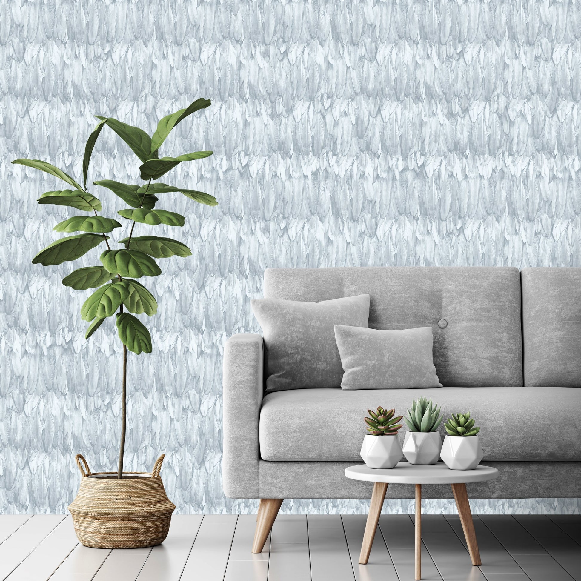 Tropical Maison Cloud Tropical Leaf Wallpaper by La Belle Maison