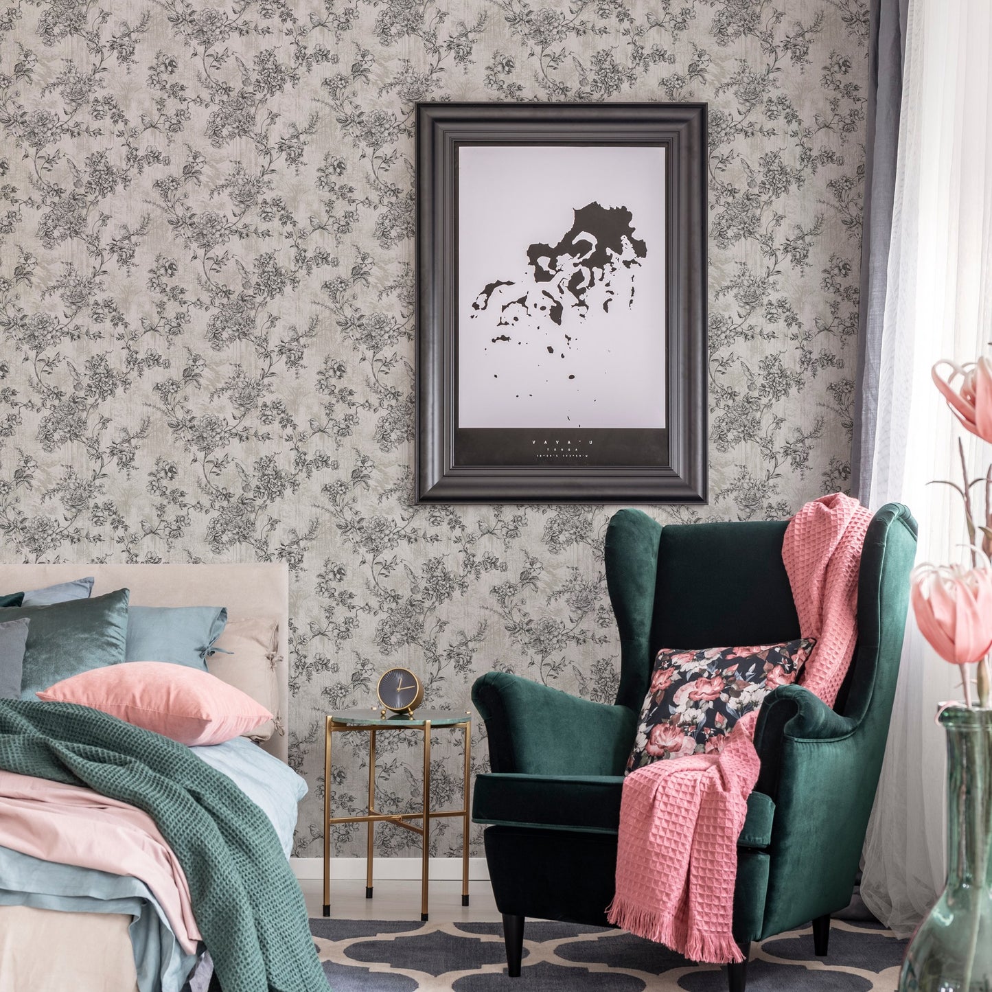 Tropical Maison 9914-1 room wallpaper by La Belle Maison