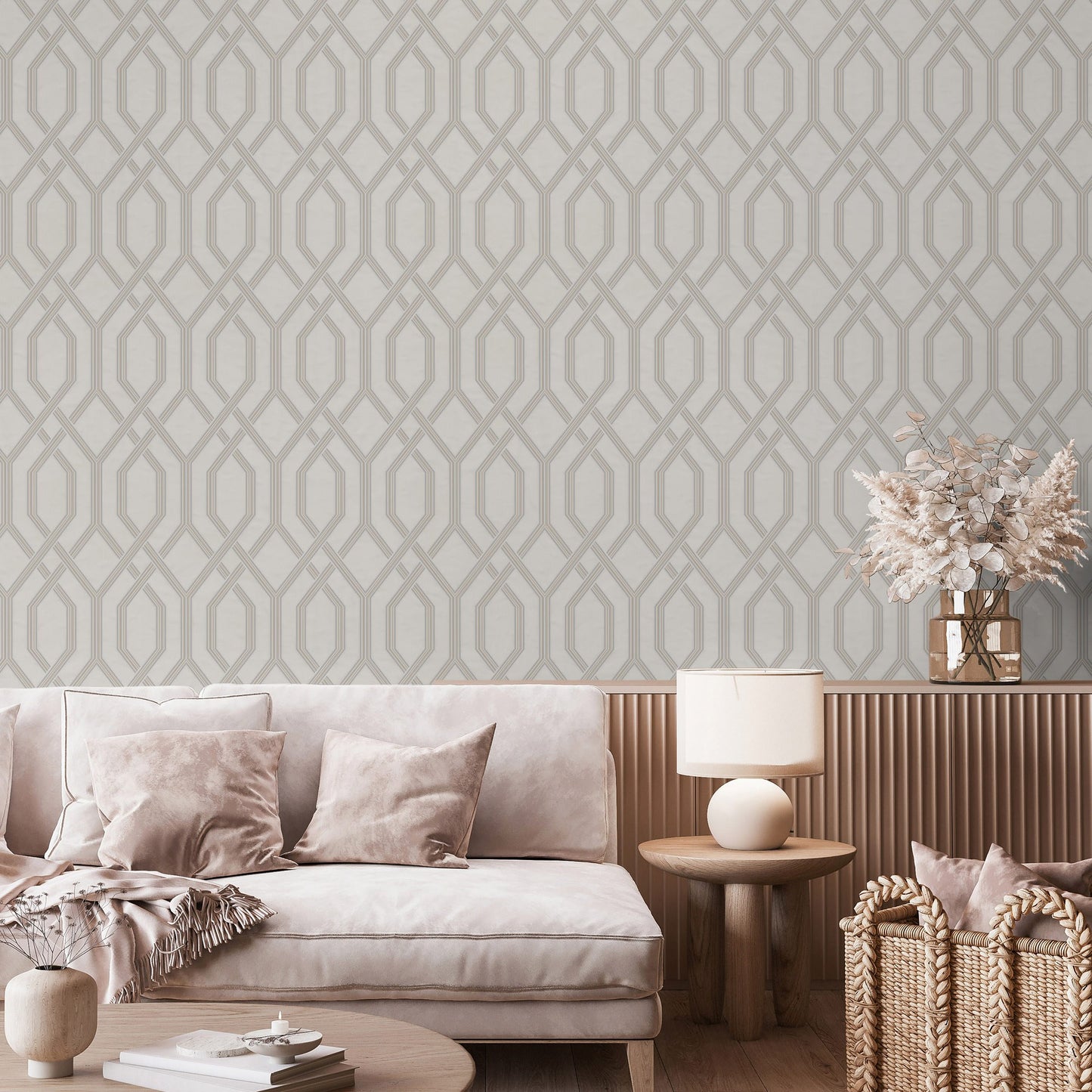 Vera Bloom Desert Delicate Bloom Wallpaper by La Belle Maison