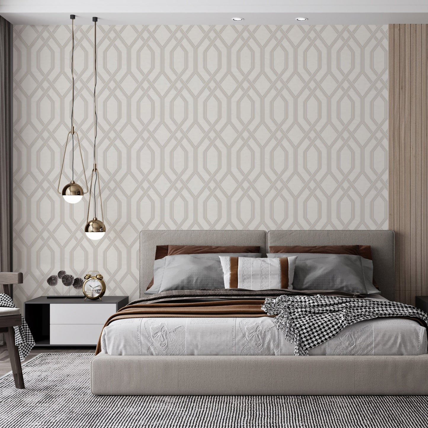 Vera Bloom 1502-1 room wallpaper by La Belle Maison