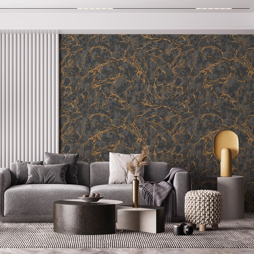 Vera Bloom Silver Garden Floral Wallpaper by La Belle Maison