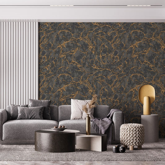 Vera Bloom Silver Garden Floral Wallpaper by La Belle Maison