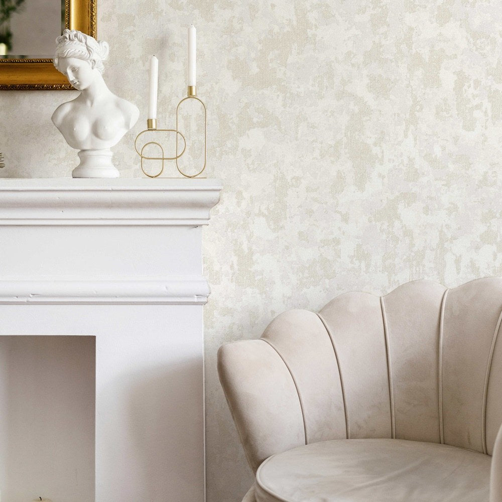 Vera Bloom Biscuit Romantic Floral Wallpaper by La Belle Maison