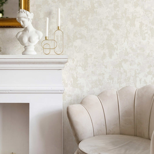 Vera Bloom Biscuit Romantic Floral Wallpaper by La Belle Maison