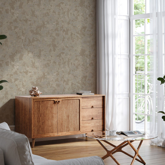 Vera Bloom Linen Floral Wallpaper by La Belle Maison