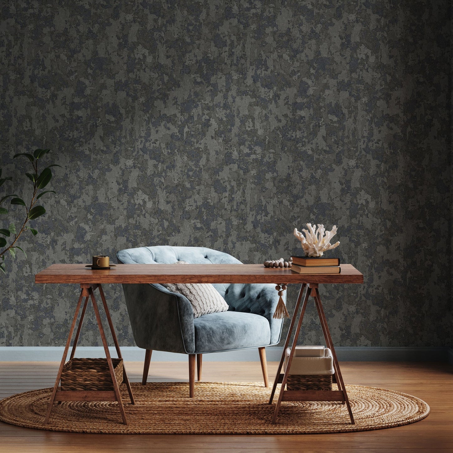 Vera Bloom 1504-5 room wallpaper by La Belle Maison