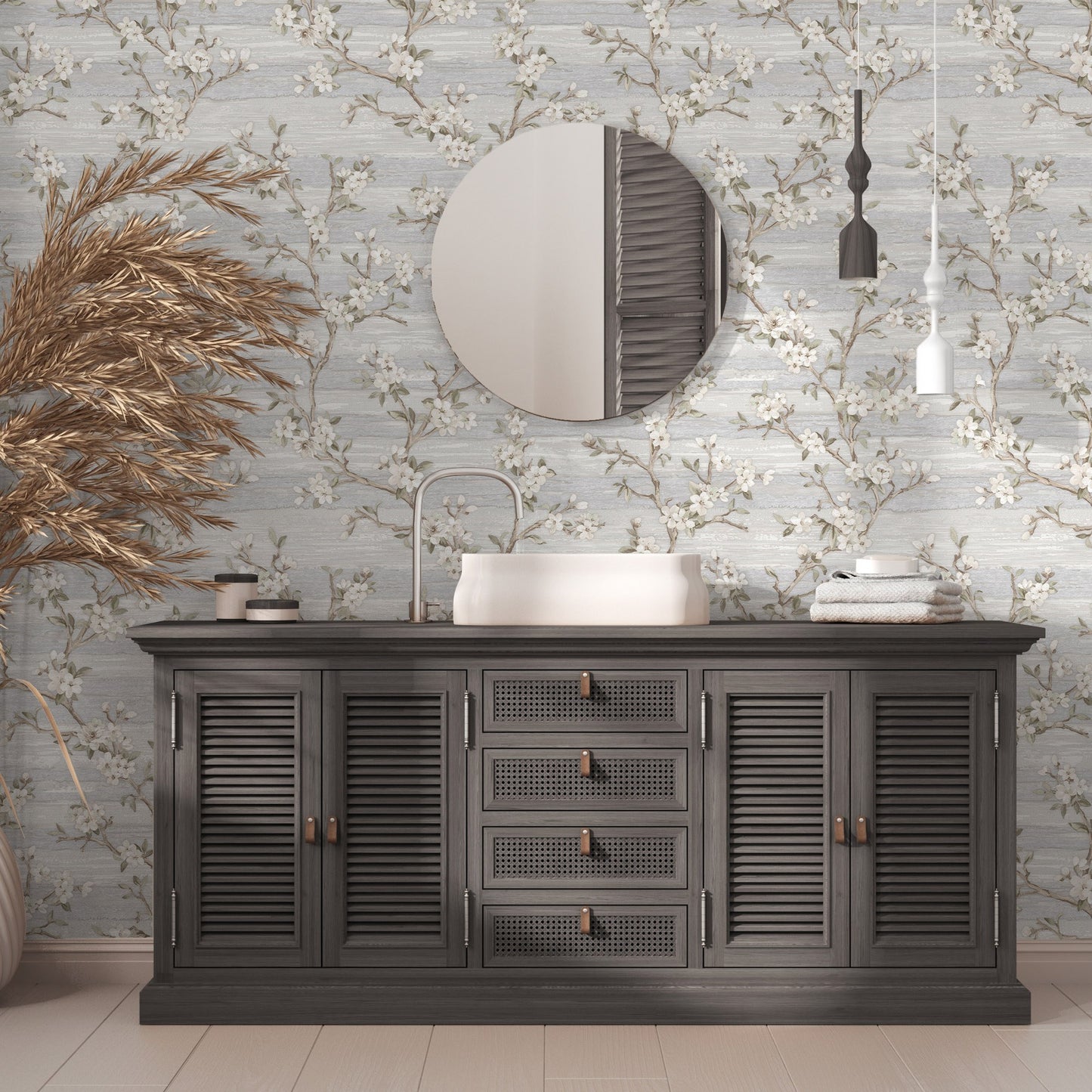 Vera Bloom 1505-1 room wallpaper by La Belle Maison