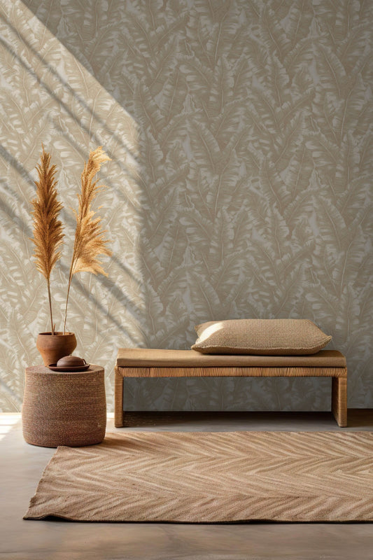 Vera Bloom Linen Fresh Floral Wallpaper by La Belle Maison
