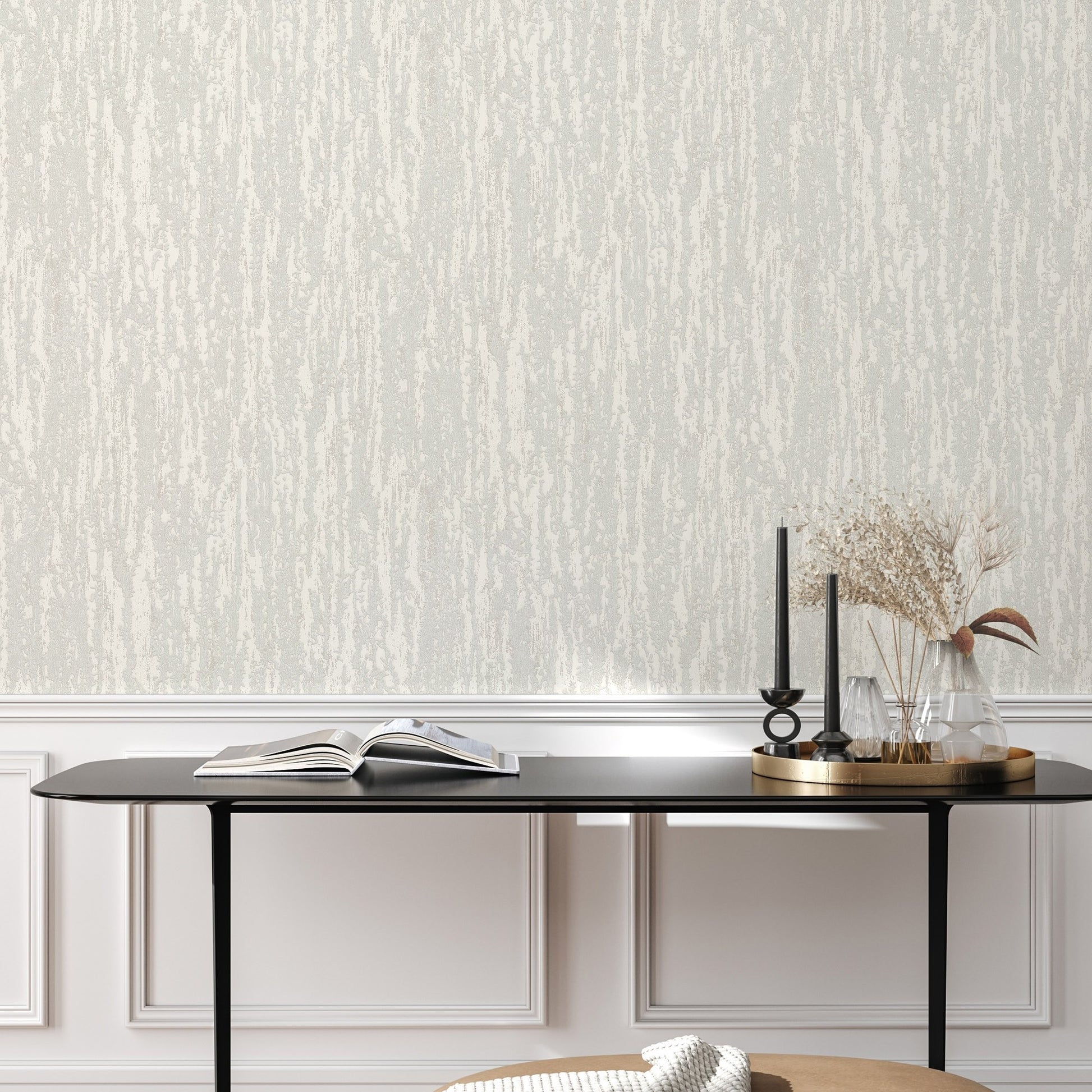 Vera Bloom Shell Romantic Floral Wallpaper by La Belle Maison