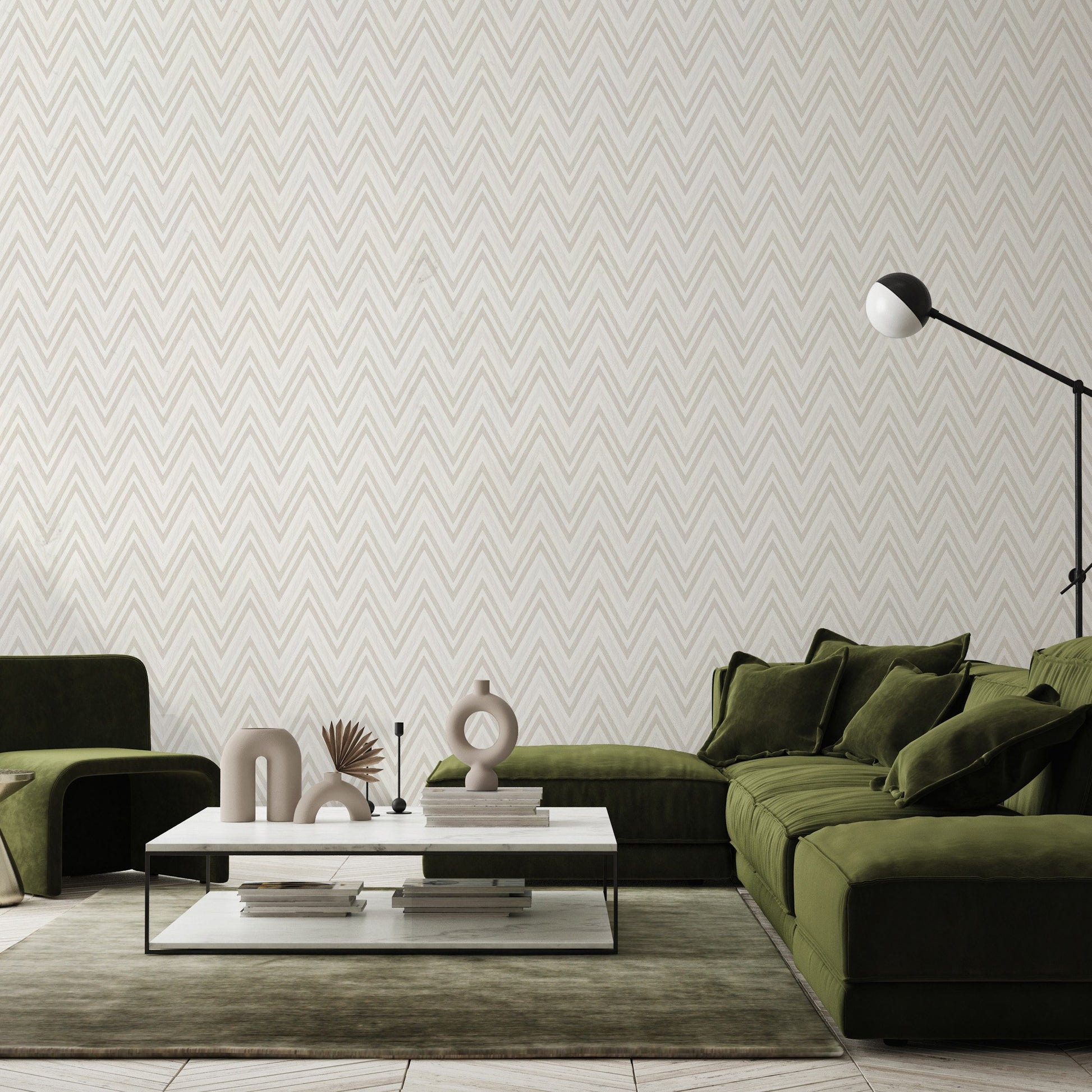 Vera Bloom Dove Grey Delicate Bloom Wallpaper by La Belle Maison