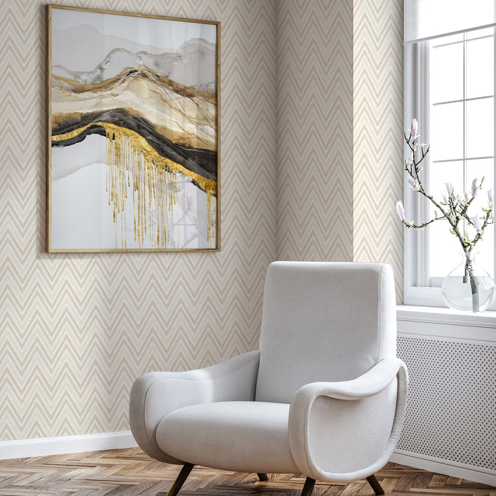 Vera Bloom Silver Taupe Delicate Bloom Wallpaper by La Belle Maison