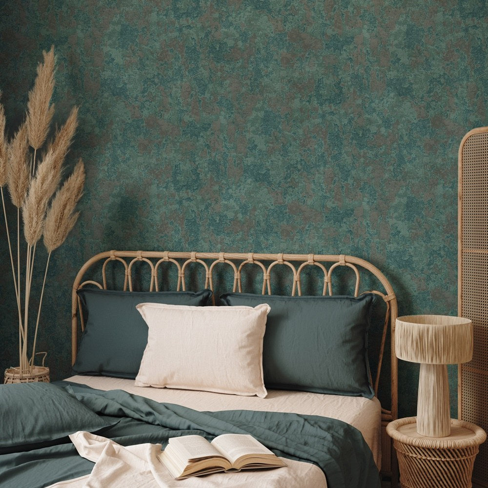Vera Bloom Pewter Soft Bloom Wallpaper by La Belle Maison