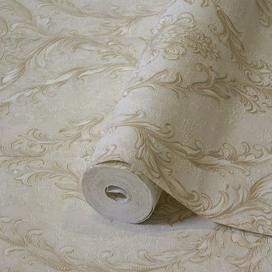 Villa Dante Biscuit Villa Texture Wallpaper by La Belle Maison