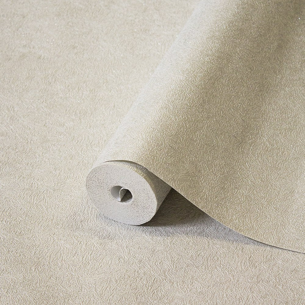 Villa Dante Truffle Elegant Ornamental Wallpaper by La Belle Maison