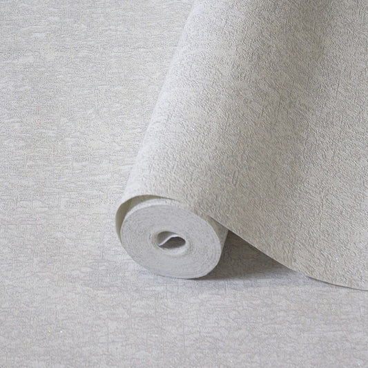 Villa Dante Warm Grey Soft Damask Wallpaper by La Belle Maison
