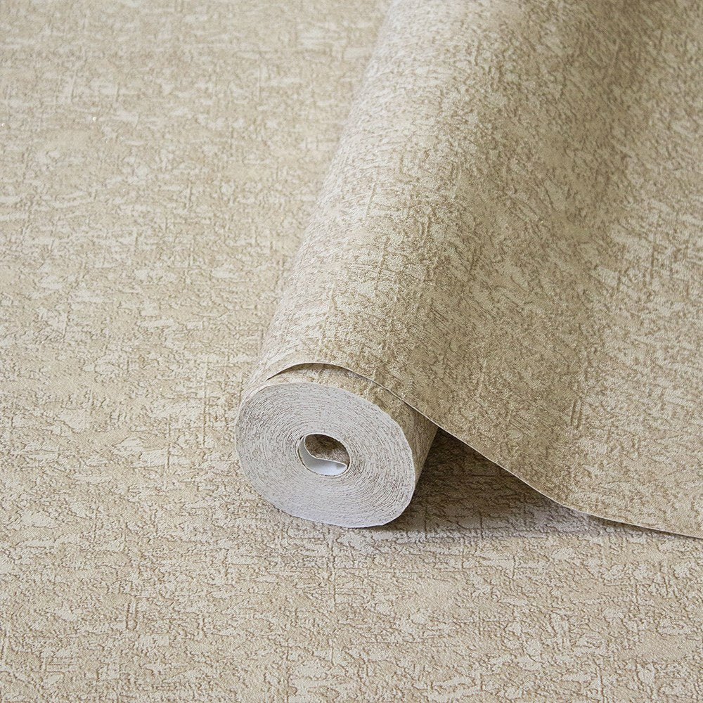 Villa Dante Biscuit Classic Texture Wallpaper by La Belle Maison