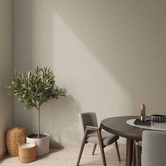 Villa Dante Linen Classic Texture Wallpaper by La Belle Maison
