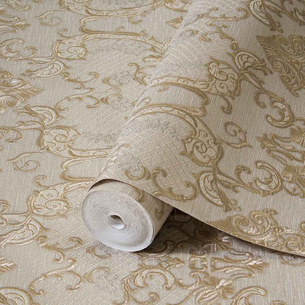 Villa Dante Desert Heritage Pattern Wallpaper by La Belle Maison