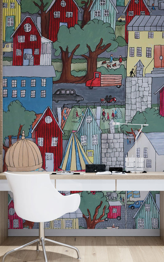 Little One Wallpaper Collection I Colorful Cities