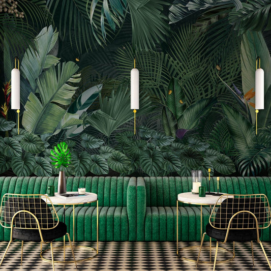 Humid Jungle Wallpaper Collection | Darkest Green