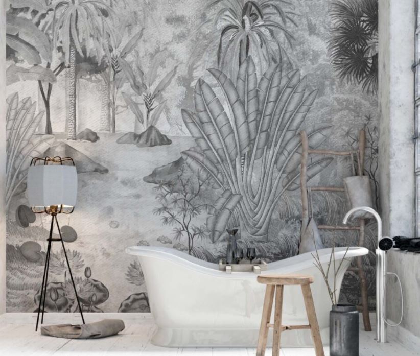 Humid Jungle Wallpaper Collection | Grey Tree