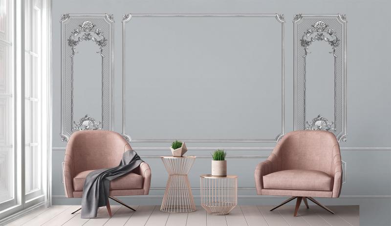 Moulding Wallpaper Collection | Living in 1920