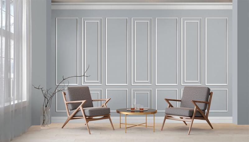 Moulding Wallpaper Collection | Symmetric Corners