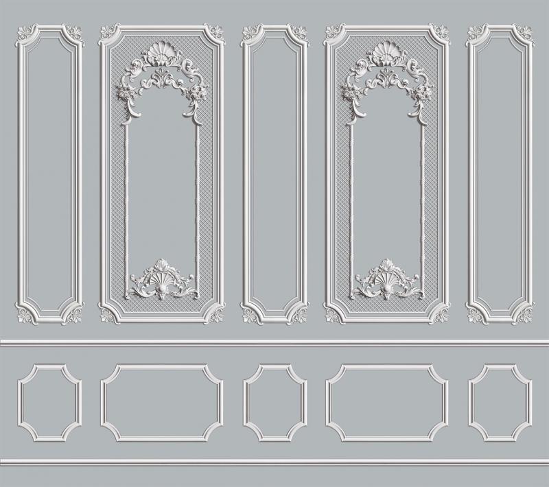 Moulding Wallpaper Collection | Classical Inspired