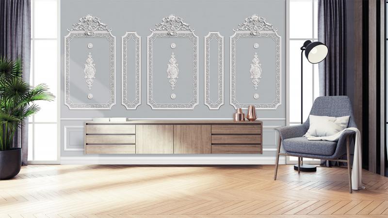 Moulding Wallpaper Collection | History's Motif