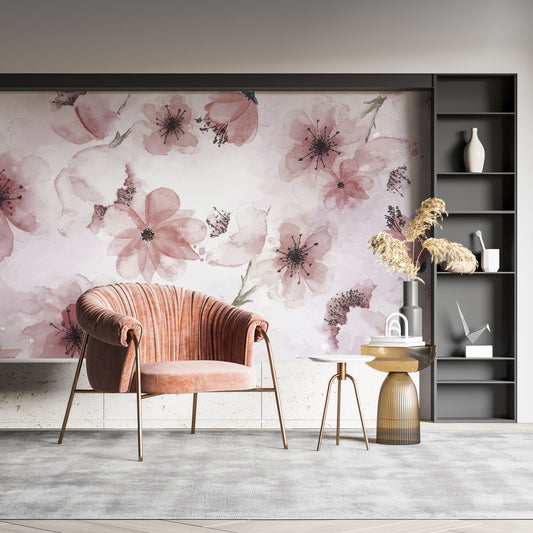 Floral Wallpaper Collection | Spring Blossom - Pink