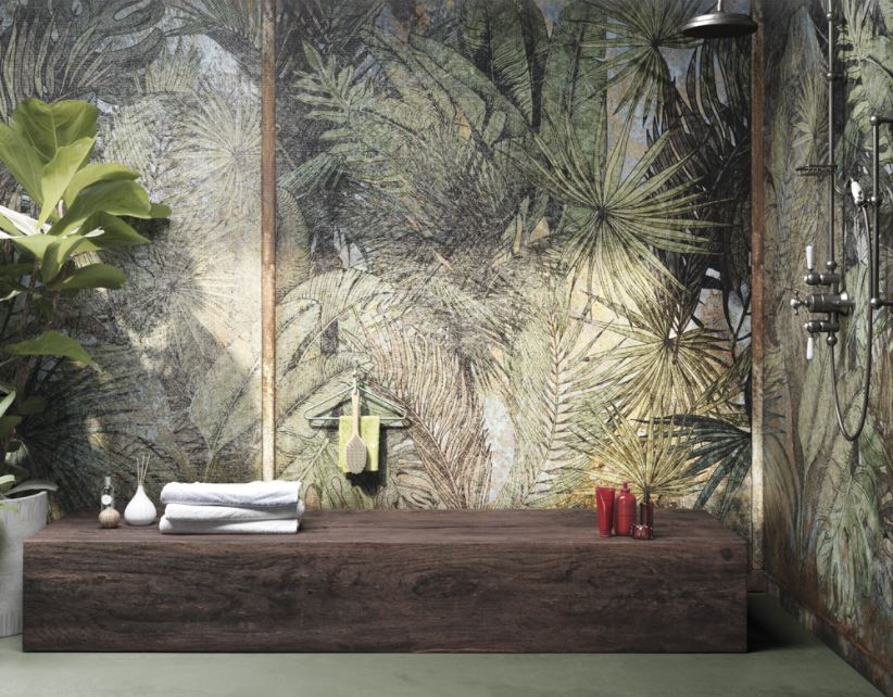 Humid Jungle Wallpaper Collection | Tropical Bath