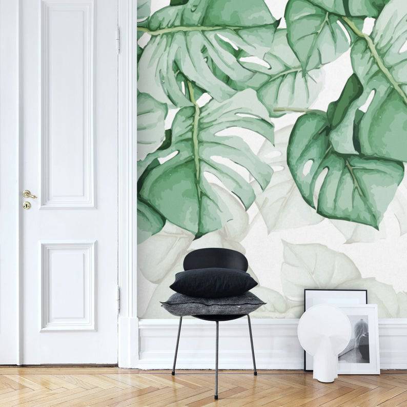 Humid Jungle Wallpaper Collection I Feuilles larges