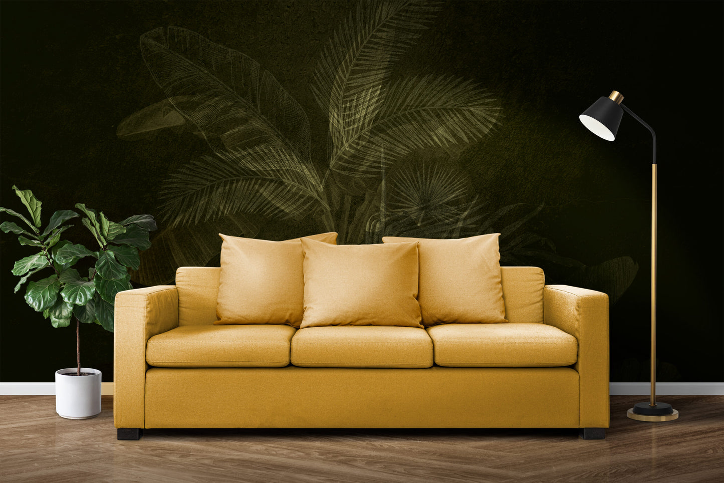 Humid Jungle Wallpaper Collection I Gold Touches